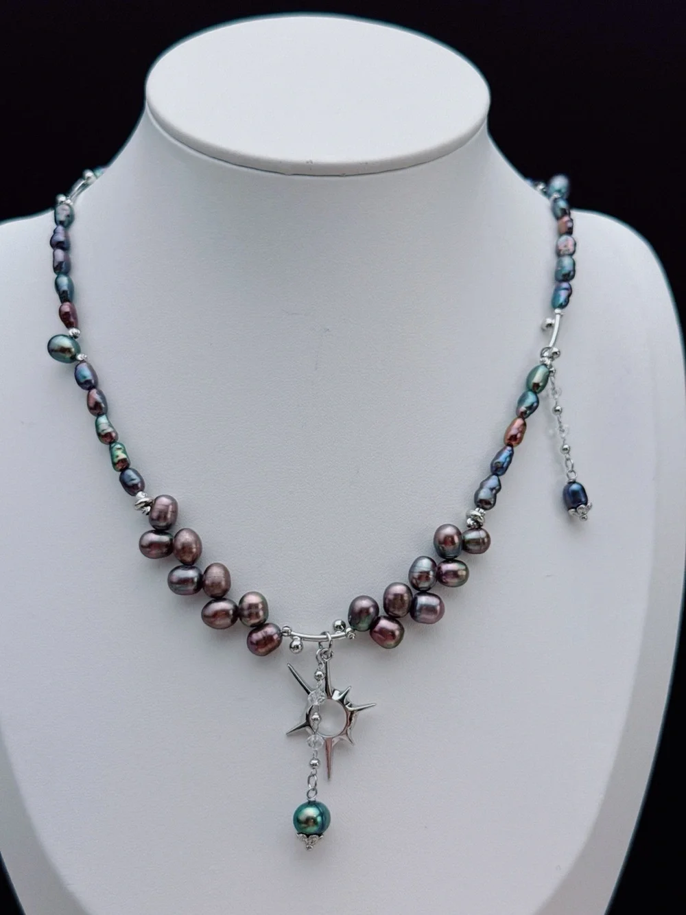 26X518 Handmade Freshwater Pearl Dainty Necklace 16+2”